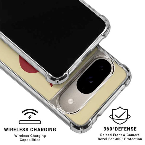 Equality Heart Google Pixel 10 Clear Case